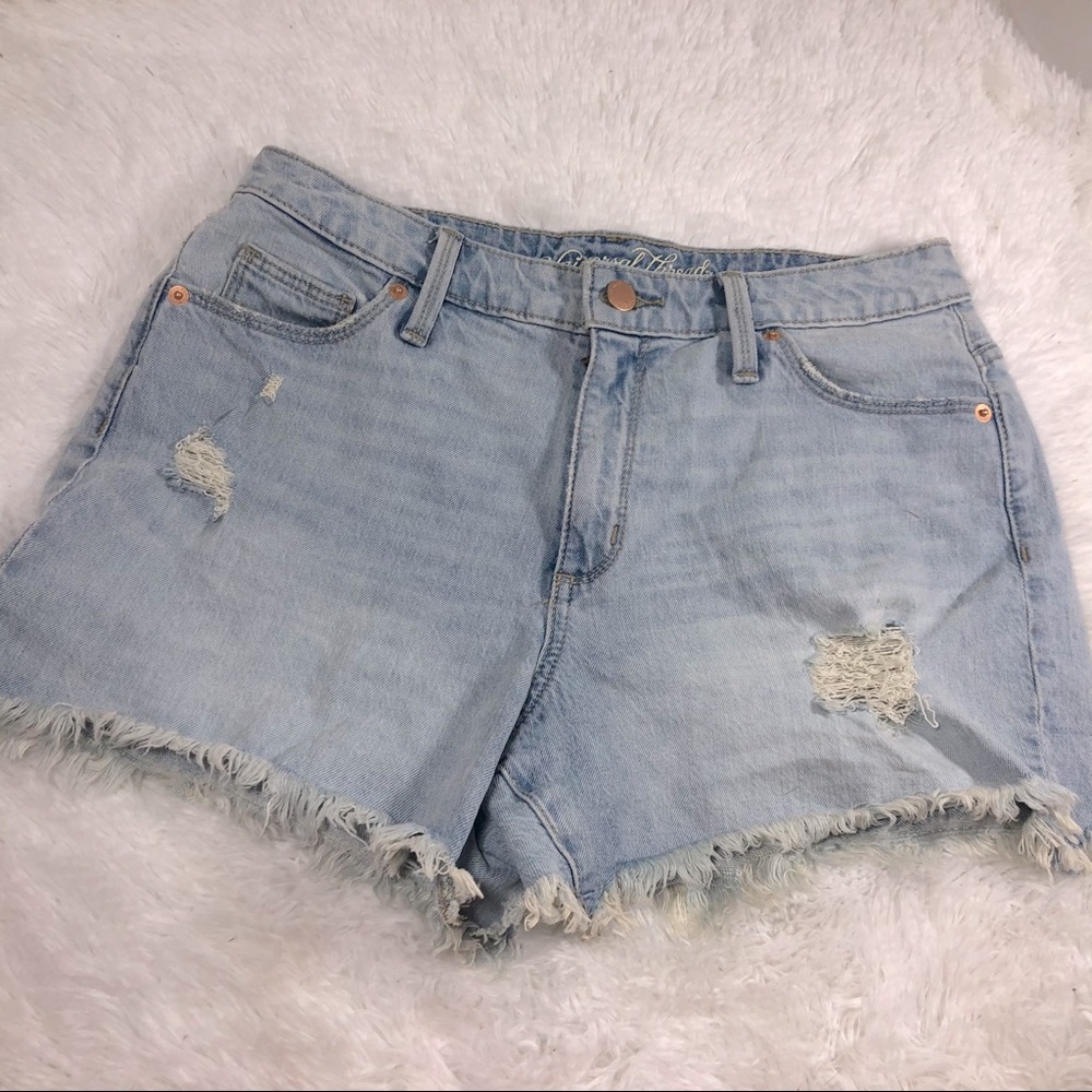 3/$30 high waisted denim jean shorts